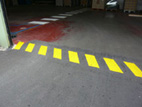 Epoxy sur Bton Signalisation de Circulation pitons, passage pitons et porte- rideau