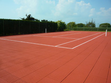 Renovation tennis Clerdal Dcolmatage et Retracage